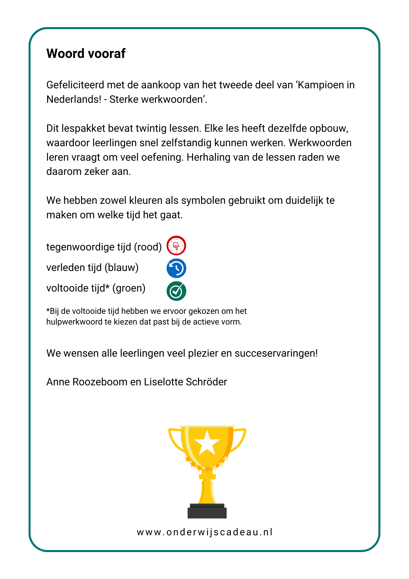 Kampioen in Nederlands! - Sterke werkwoorden - Deel 2